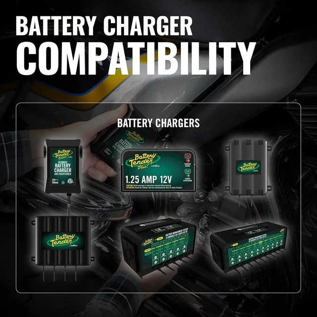Alt view image 6 of 7 - Battery Tender 25 Foot Extension SAE Cable 4 Pack - Designed for Use with Battery Tender Chargers - Quick Connect Plugs for Easy Connection to Motorcycle, Cars, ATVs and More - 081-0148-25-BG4