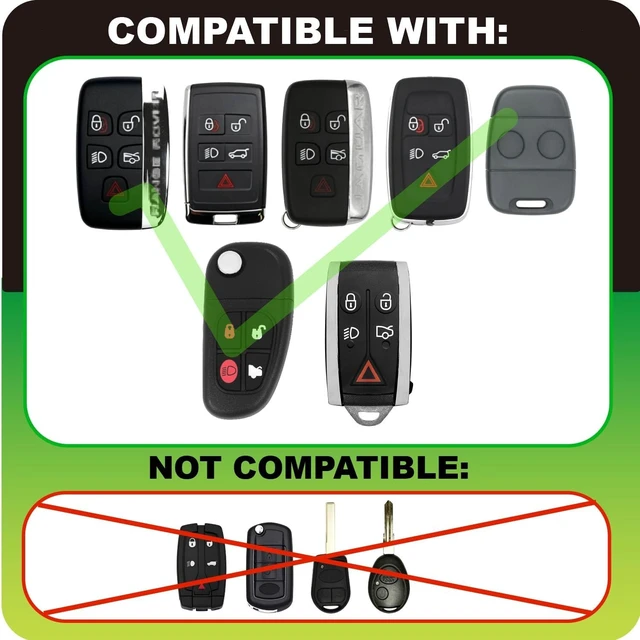 Alt view image 2 of 6 - Key Fob Battery Replacement for Jaguar S-Type XJ8 X-Type XFR XK XKR F-Type XJ XF F-Pace XE (4-Pack), DIY with Pry Tools, CR2032