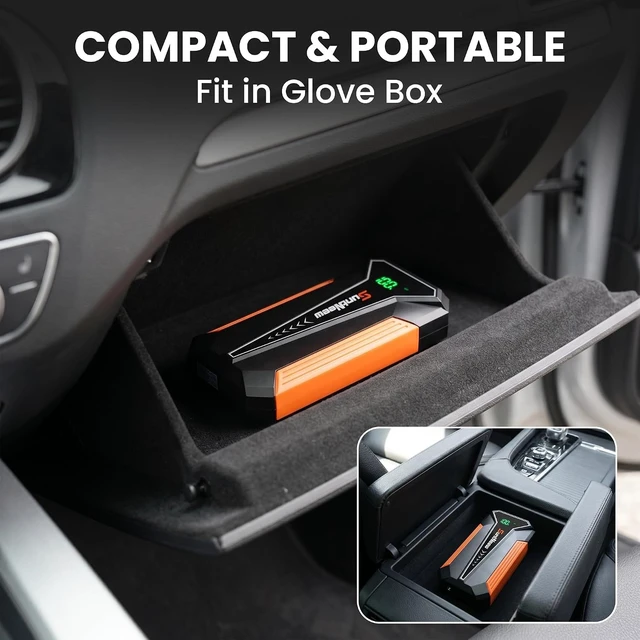Alt view image 6 of 7 - Car Battery Jump Starter 1500A 12V Lithium Jump Pack Portable