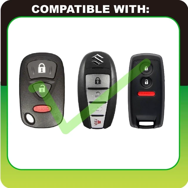 Alt view image 2 of 6 - Key Fob Battery Replacement for Suzuki Grand Vitara SX4 Sport Kizashi(4-Pack), DIY with Pry Tools, CR2032