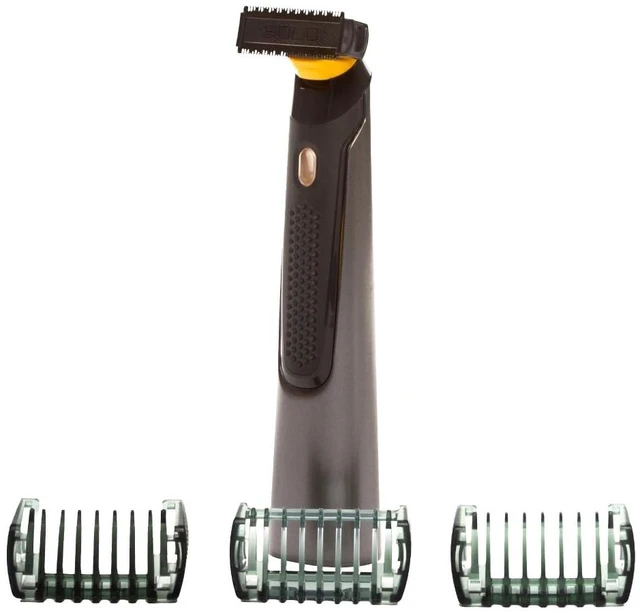 Main image of MicroTouch SOLO Titanium, Rechargeable Beard & Body Razor that Trims, Edges, Shaves, and Grooms