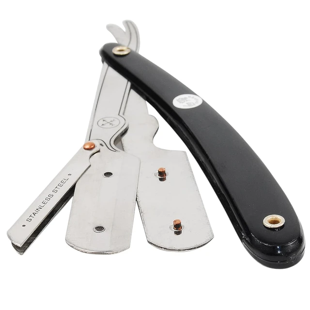 Alt view image 2 of 5 - Parker SRB Clip Type Barber Straight Razor with 5 Blades
