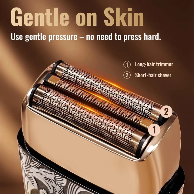 Alt view image 3 of 7 - Ufree Foil Shaver and Beard Hair Trimmer Set, Men Electric RazorMens Gifts