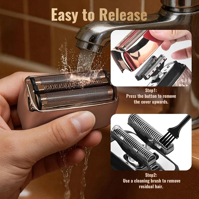 Alt view image 6 of 7 - Ufree Foil Shaver and Beard Hair Trimmer Set, Men Electric RazorMens Gifts