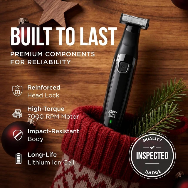 Alt view image 3 of 7 - Happy Nuts Ballber - Electric Razor for Men - Ultimate Body Hair Trimmer