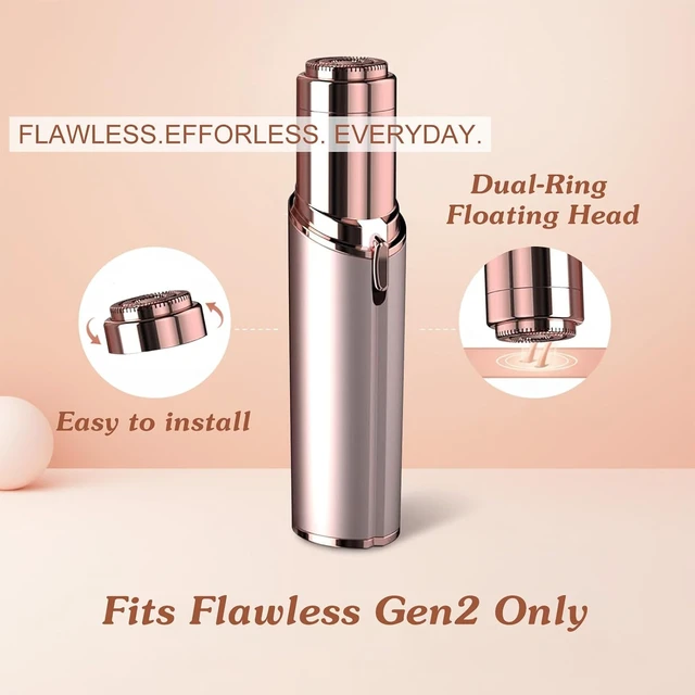 Alt view image 3 of 7 - tuokiy Replacement Heads Compatible with Flawless Gen 2, 4 Pack