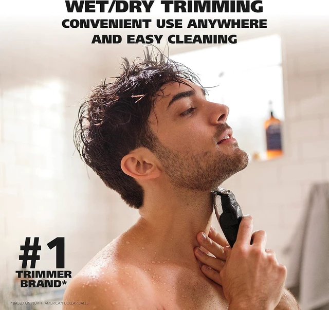 Alt view image 2 of 7 - Wahl Aqua Blade Wet/Dry Rechargeable Lithium-Ion Beard Trimmer for Men