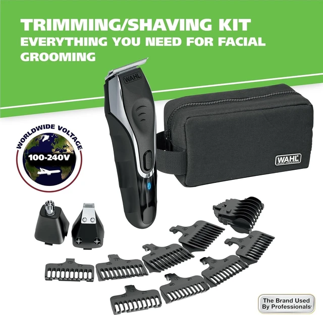 Alt view image 3 of 7 - Wahl Aqua Blade Wet/Dry Rechargeable Lithium-Ion Beard Trimmer for Men