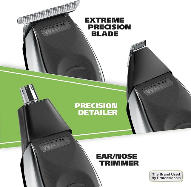 Alt view image 5 of 7 - Wahl Aqua Blade Wet/Dry Rechargeable Lithium-Ion Beard Trimmer for Men