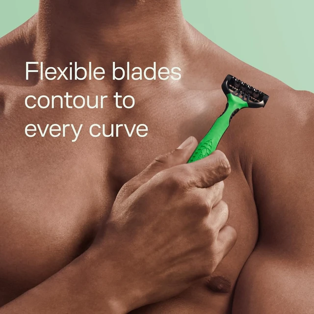 Alt view image 4 of 7 - Schick Xtreme 3 Sensitive 3-Blade Disposable Razors for Men, 12 ct