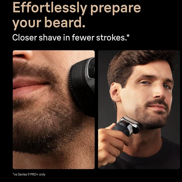 Alt view image 7 of 7 - Braun Series 9 PRO+ Electric Shaver for Men, Wet & Dry Foil Razor, 6-in-1 SmartCare Clean & Charge Center, Built-in Precision ProTrimmer, ProComfort Attachment, Travel Case, Silver 9697cc