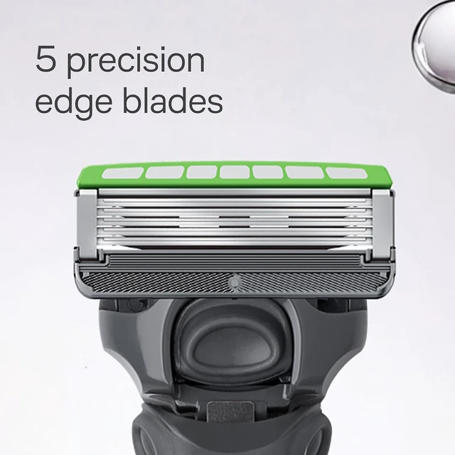 Alt view image 7 of 7 - Schick Hydro Sensitive 5-Blade Mens Razor Blades Refills, 12ct