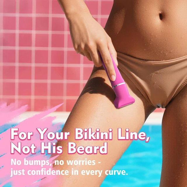 Alt view image 4 of 7 - Risina 3-in-1 Bikini Trimmer for Women, Electric Shaver, Grooming Kit