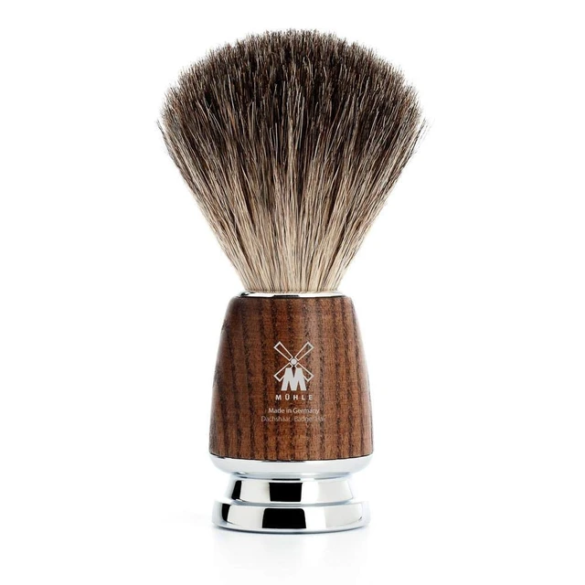 Alt view image 3 of 4 - MÜHLE RYTMO Shaving Kit for Men, Steamed Ash Wet Shaving Grooming Set