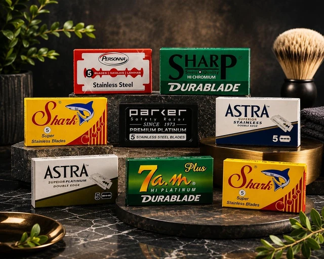 Alt view image 2 of 4 - Double Edge Razor Blade/Safety Razor Blade Variety Pack 100 Blades for All Standard Double Edge Safety Razors