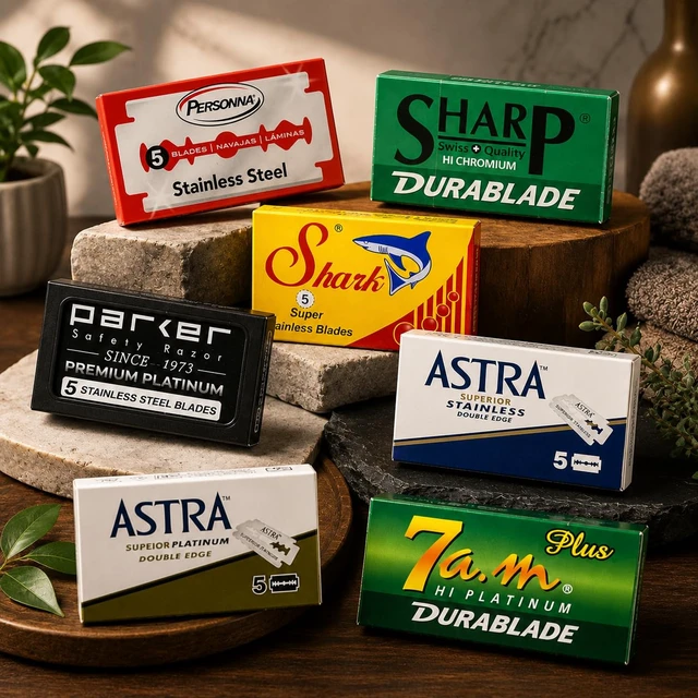 Alt view image 3 of 4 - Double Edge Razor Blade/Safety Razor Blade Variety Pack 100 Blades for All Standard Double Edge Safety Razors