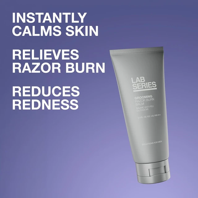 Alt view image 2 of 7 - Lab Series Men's Grooming Razor Burn Balm After Shave Lotion for Men - Hydrates & Soothes Skin Post Shave - Skin Care for Men, 3.4 Ounce