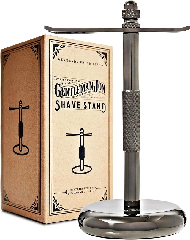 Main image of Gentleman Jon Shaving Stand - Durable Safety Razor & Brush Holder for Men