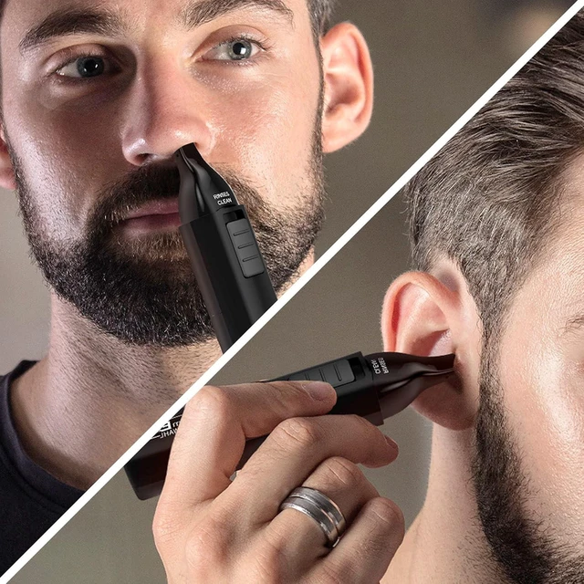 Alt view image 5 of 6 - GroomEase by Wahl Ear and Nose Trimmer, Personal Trimmer, Trimmers for Men and Women, Nose Ear and Eyebrow Trimming, Rinse Clean Blade, Easy to Use, Cordless