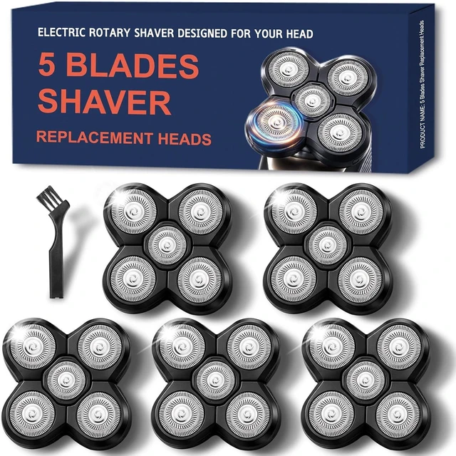 Main image of 5 Pack Replacement Blades for Freebird Head Shaver