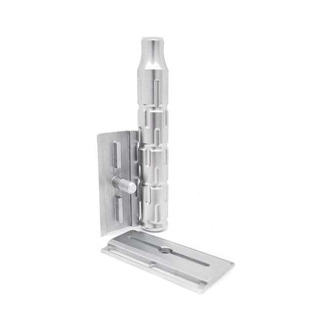 Alt view image 4 of 6 - Goodfellas' Smile Syntesi CNC Stainless Steel Safety Razor, Made in Italy