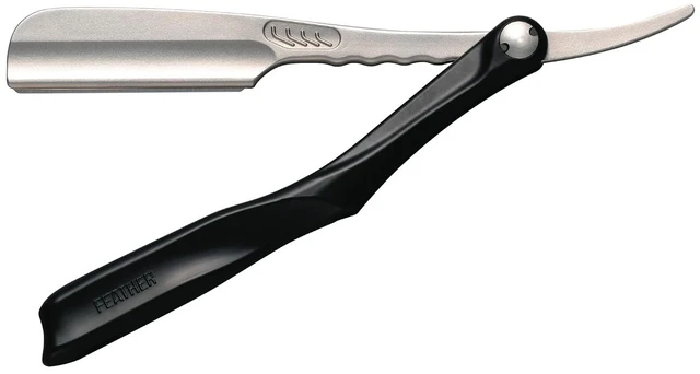 Main image of Feather Artist Club Black SS Folding Handle Razor