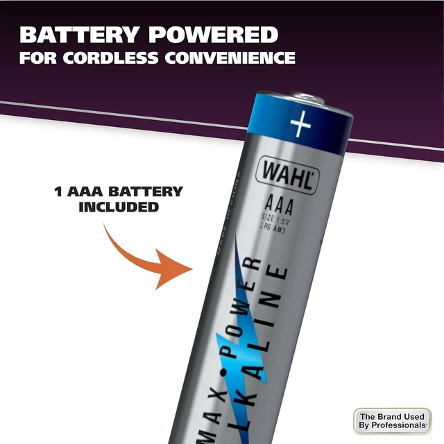 Alt view image 7 of 7 - Wahl Clean & Confident Female Battery Pen Trimmer for Eyebrows & Face