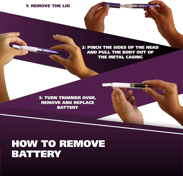 Alt view image 6 of 7 - Wahl Clean & Confident Female Battery Pen Trimmer for Eyebrows & Face
