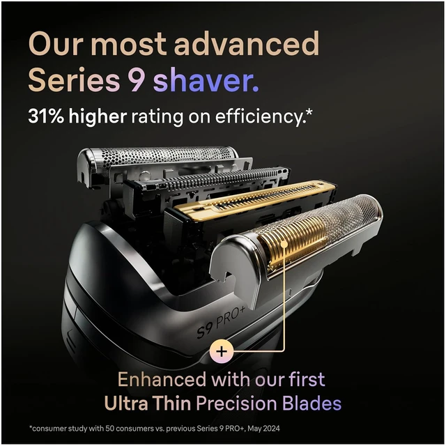 Alt view image 5 of 7 - Series 9 Men's Electric Shaver Head ORIGINAL Replacement Blade, Silver 92S