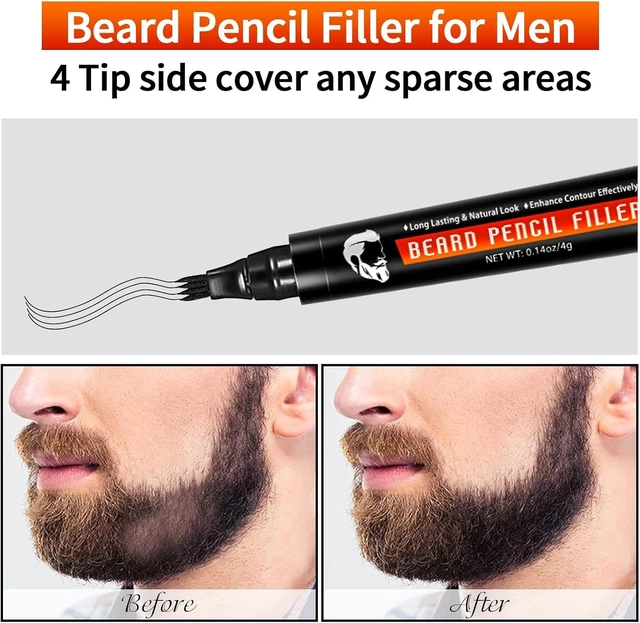 Alt view image 5 of 7 - Beard Shaper for Men Beard Shaping Tools - Beard Straightener, Beard Template Guide, Professional Straight Edge Razor, Edge Blade, Barber Pencil, Beard Comb, Scissor, Gifts for Men Boyfriend Husband