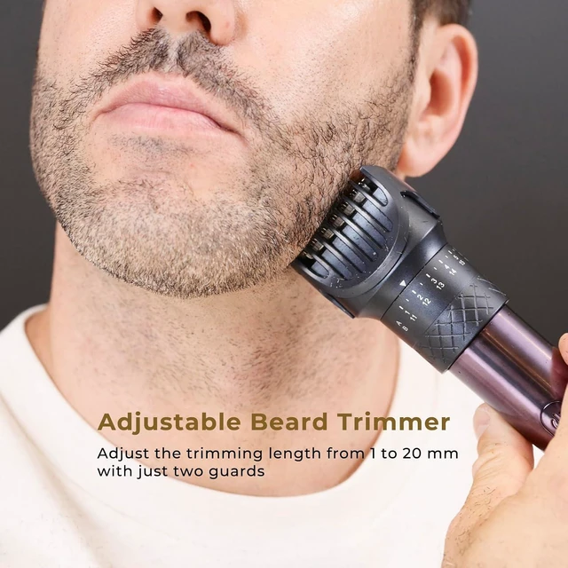 Alt view image 2 of 7 - Beard Trimmer for Men, 5 in 1 Mens Grooming Kit with USB-C Charging Dock