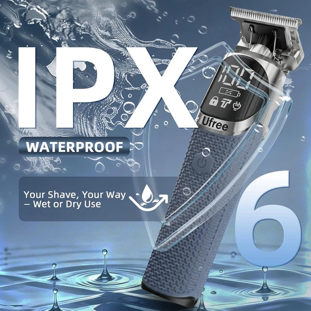 Alt view image 6 of 7 - Ufree 6-in-1 Beard Trimmer for Men, Electric Shaver Razor, Hair Trimmer