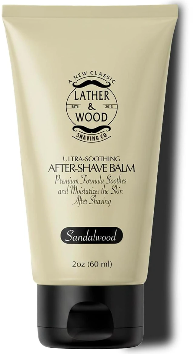 Main image of Best After-shave Balm, Sandalwood Scent, Premium Aftershave Lotion, Soothes and Moisturizes Face after shaving, Does Not Dry The Skin, Eliminates Razor Burn For A Silky Smooth Finish