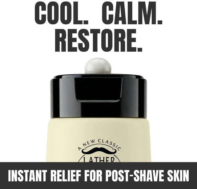 Alt view image 3 of 5 - Best After-shave Balm, Sandalwood Scent, Premium Aftershave Lotion, Soothes and Moisturizes Face after shaving, Does Not Dry The Skin, Eliminates Razor Burn For A Silky Smooth Finish
