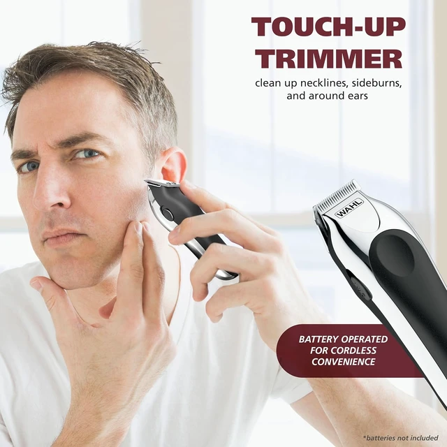 Alt view image 7 of 7 - Wahl Clipper USA Deluxe Corded Chrome Pro Complete Hair & Trimming Kit
