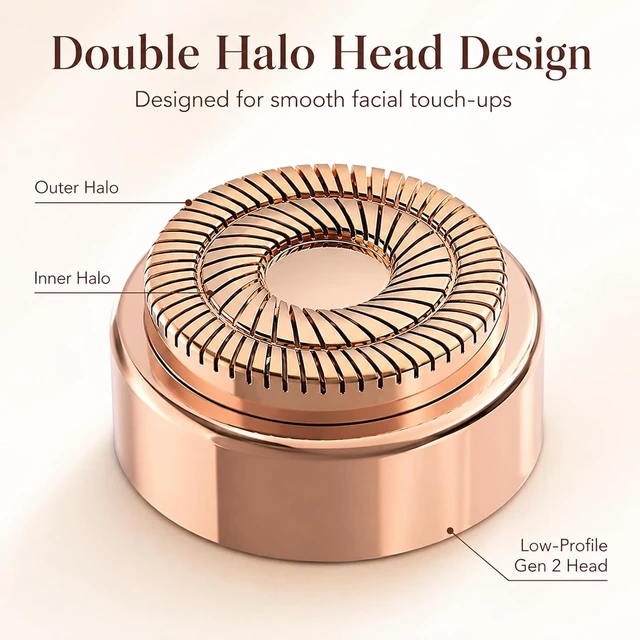 Alt view image 4 of 7 - Replacement Heads for Finishing Touch Flawless Generation 2 Facial Hair Remover, 6 Count