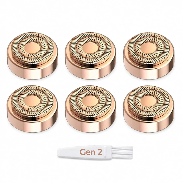 Main image of Replacement Heads for Finishing Touch Flawless Generation 2 Facial Hair Remover, 6 Count