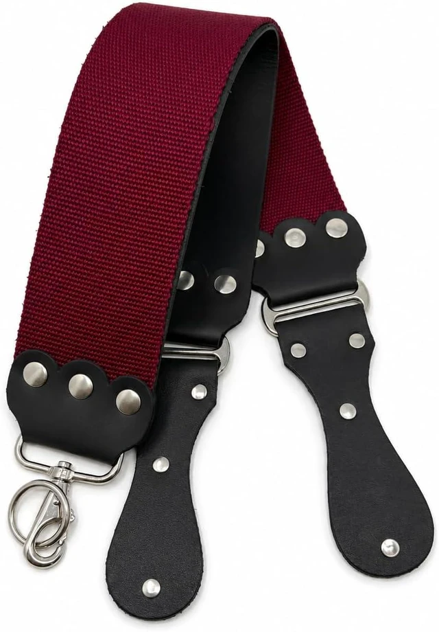 Main image of GENTS Professional 3 x 26 Straight Razor Strop - Premium Genuine Leather & Canvas Barber Strop with Stainless Steel Hook - Traditional Wet Shaving Razor Sharpener