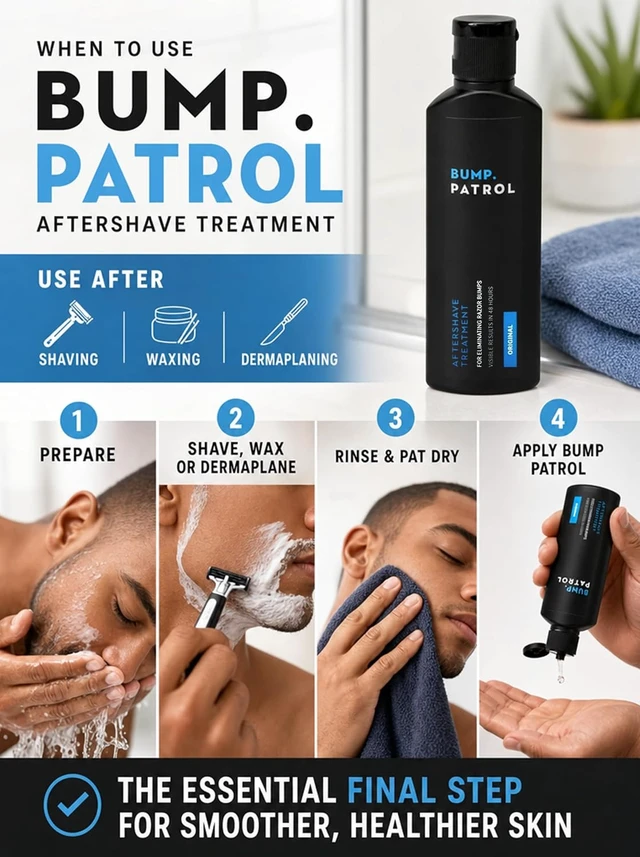 Alt view image 5 of 7 - Bump Patrol Original Aftershave Treatment Serum, Bump Relief - 4 oz, 2 Pack