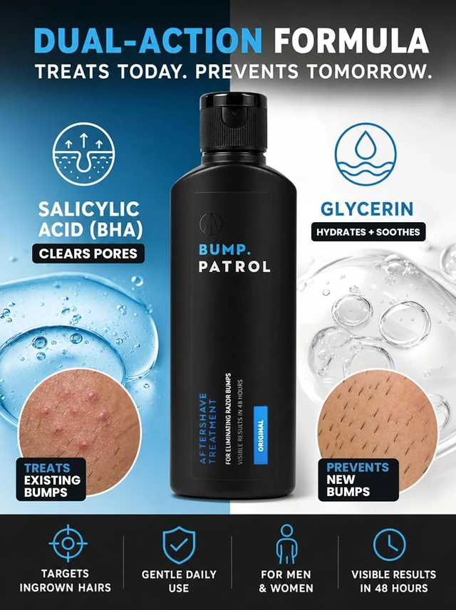 Alt view image 6 of 7 - Bump Patrol Original Aftershave Treatment Serum, Bump Relief - 4 oz, 2 Pack