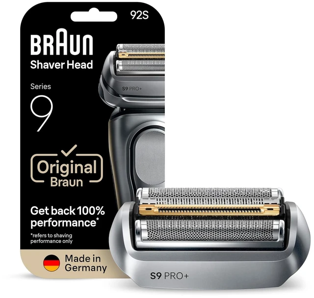 Main image of Series 9 Men's Electric Shaver Head ORIGINAL Replacement Blade, Silver 92S