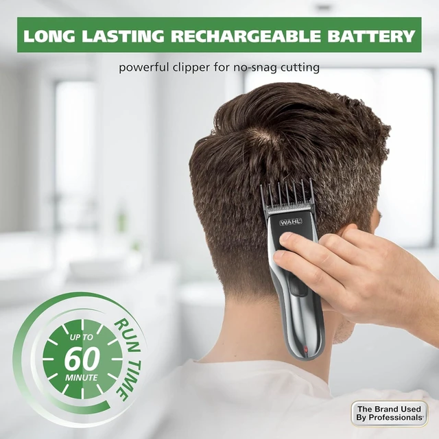 Alt view image 5 of 7 - Wahl Clipper Rechargeable Cord/Cordless Haircutting & Trimming Kit