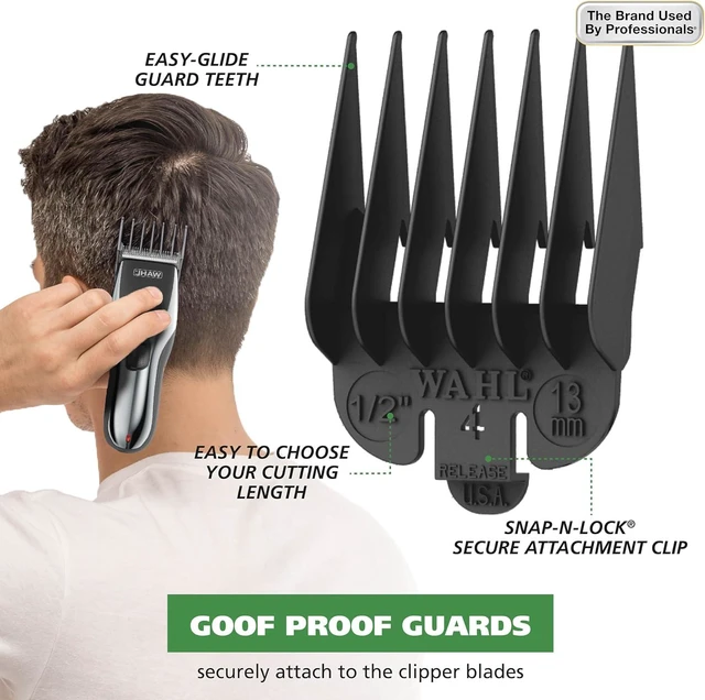 Alt view image 7 of 7 - Wahl Clipper Rechargeable Cord/Cordless Haircutting & Trimming Kit