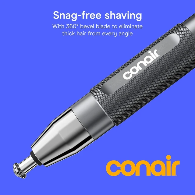 Alt view image 2 of 7 - Conair Eyebrow & Nose Hair Trimmer for Men, Cordless, 5-Piece Set