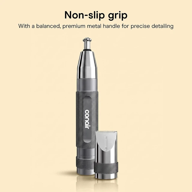 Alt view image 5 of 7 - Conair Eyebrow & Nose Hair Trimmer for Men, Cordless, 5-Piece Set