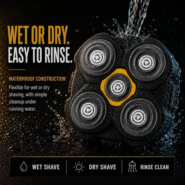 Alt view image 3 of 6 - 2-Pack Replacement Heads Compatible with MicroTouch Titanium Head Shaver