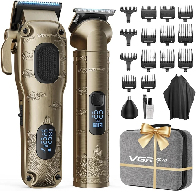 Main image of VGRPRO Hair Clippers for Men Professional, Cordless Clipper and Trimmer Set