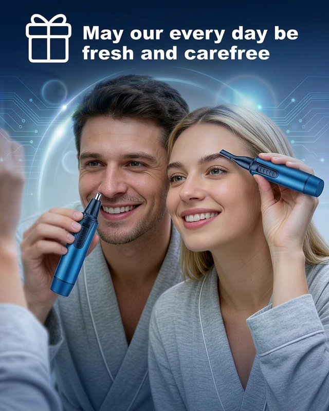 Alt view image 7 of 7 - AREYZIN Nose Hair Trimmer for Men,2026 Professional 3 in 1 Painless RechargeableEar and Nose Trimmer,IPX7 Waterproof Eyebrow Facial Hair Trimmer Body Grooming Kit Dual EdgeBlades