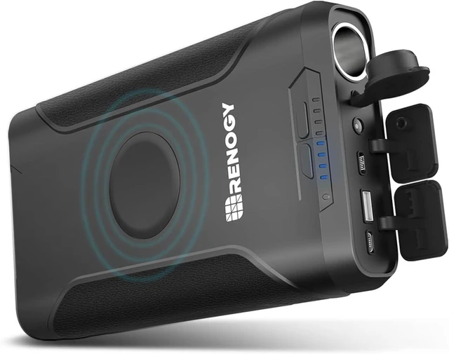 Main image of Renogy 72000mAh 266Wh 12v Power Bank with 60W PD, CPAP Battery for Camping, High Capacity Large Camping Power Bank with USB-C DC Wireless Charging & Flashlight, Backup Power Supply for Starlink Mini