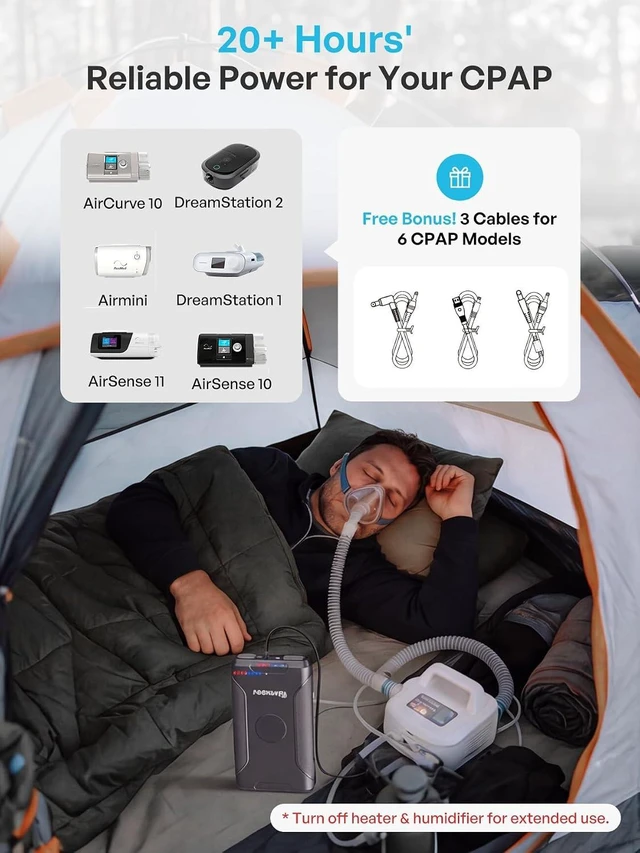 Alt view image 2 of 7 - Renogy 72000mAh 266Wh 12v Power Bank with 60W PD, CPAP Battery for Camping, High Capacity Large Camping Power Bank with USB-C DC Wireless Charging & Flashlight, Backup Power Supply for Starlink Mini